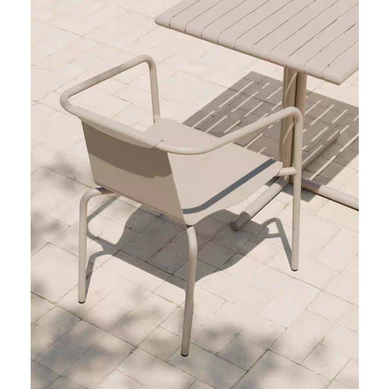 Scandinavian Patio Set Long Ta - Outdoor Furniture Metal Chairs review and price