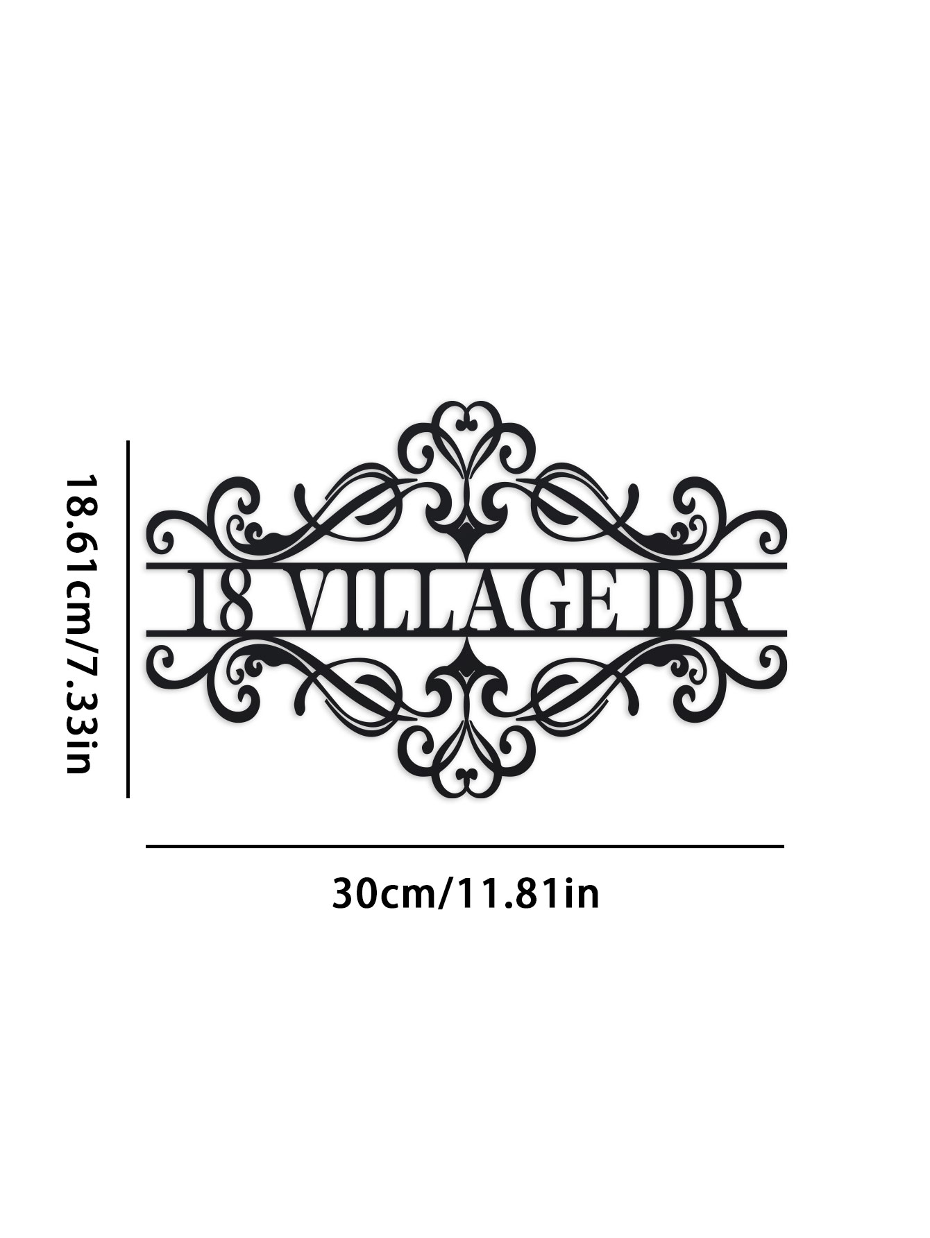Personalized Metal Name Sign - - Outdoor Furniture Metal review and price